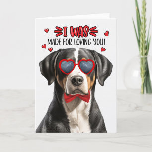 Swiss Mountain Hund Made for Loving You Valentine Helgkort