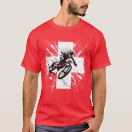 Swiss Mountaincycle Downhill - Schweiz T Shirt