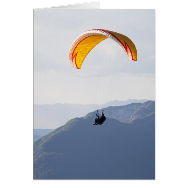 Swiss Paraglial Flies Orange Europe Glider OBS Kort (Framsidan)