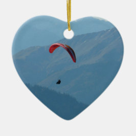 Swiss Paragliding Julgransprydnad Keramik