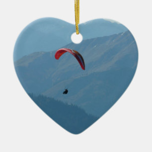 Swiss Paragliding Julgransprydnad Keramik