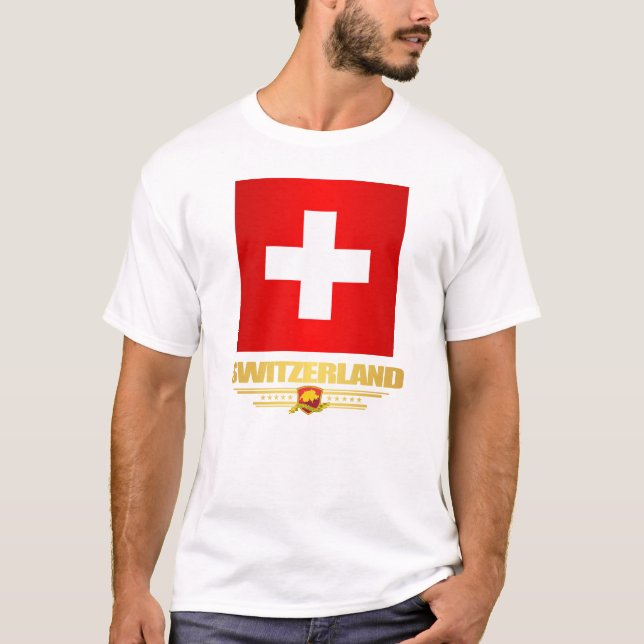 "Swiss Pride" Shirts Tee Shirt (Framsida)