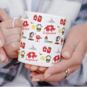 Swiss - Schweiz Souvenir Icons Mugg