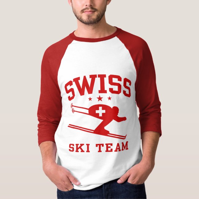 Swiss Ski Team T Shirt (Framsida)