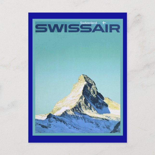 Swissair Vykort (Framsida)