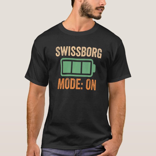 SwissBorg Mode On Crypto T Shirt (Framsida)