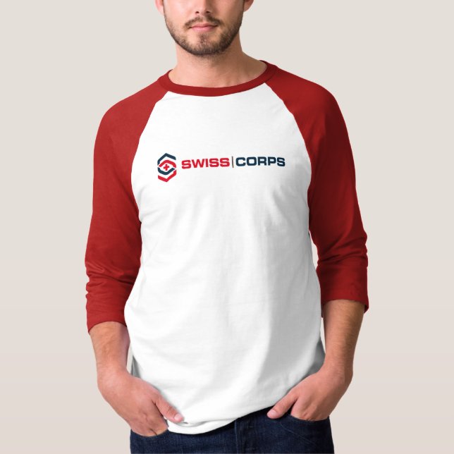 SwissCorps officiell svettskjorta T Shirt (Framsida)