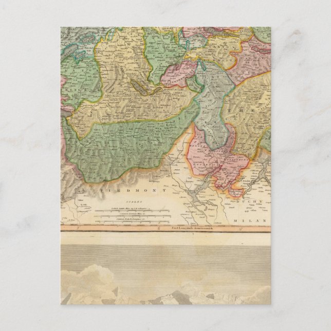 Swisserland, Mt Blanc Vykort (Framsida)