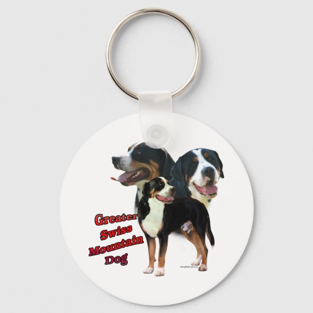 Swissie Trio 2 - Keychainj Nyckelring (Framsida)