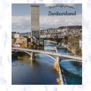 Swissmill Torn Kornhaus Zürich Schweiz Vykort