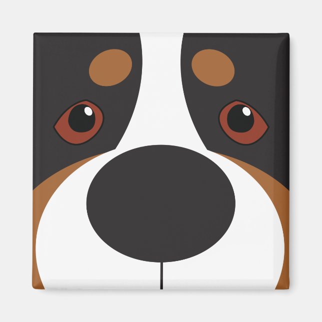 SWISSY ANSIKTE MAGNET (Framsidan)