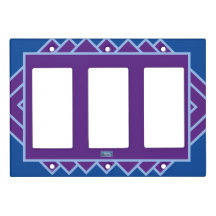 Switch Cover TR(Lila Triangles)RFPMDesigns ©️ 2024