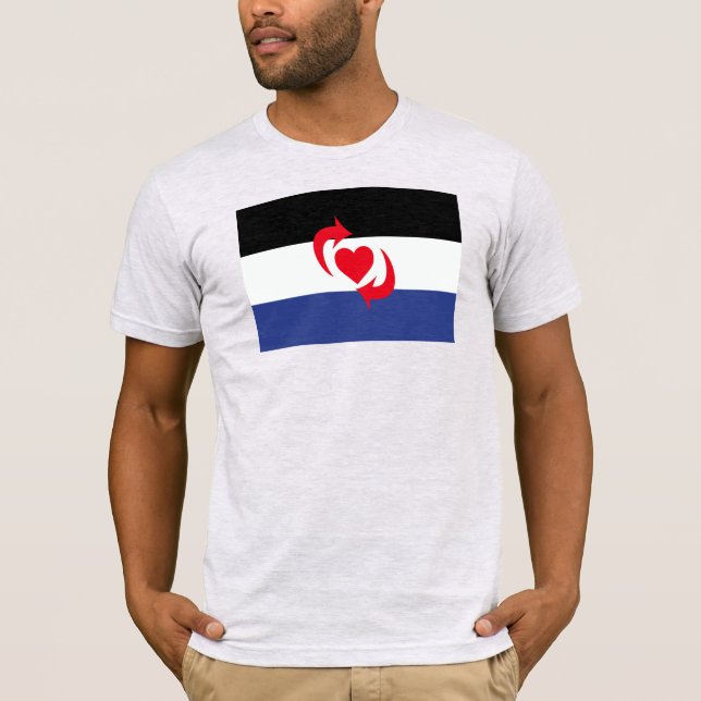 Switch Pride Flagga T Shirt (Framsida)