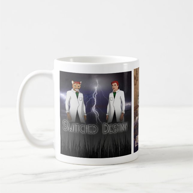 Switched Destinies 3 book cover coffee mug Kaffemugg (Vänster)