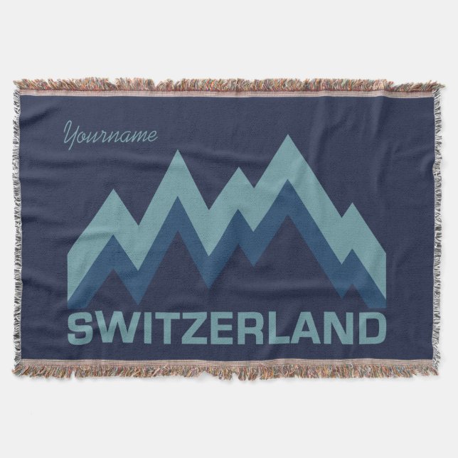 SWITZERLAND-anpassningsbar Filt (Framsidan)