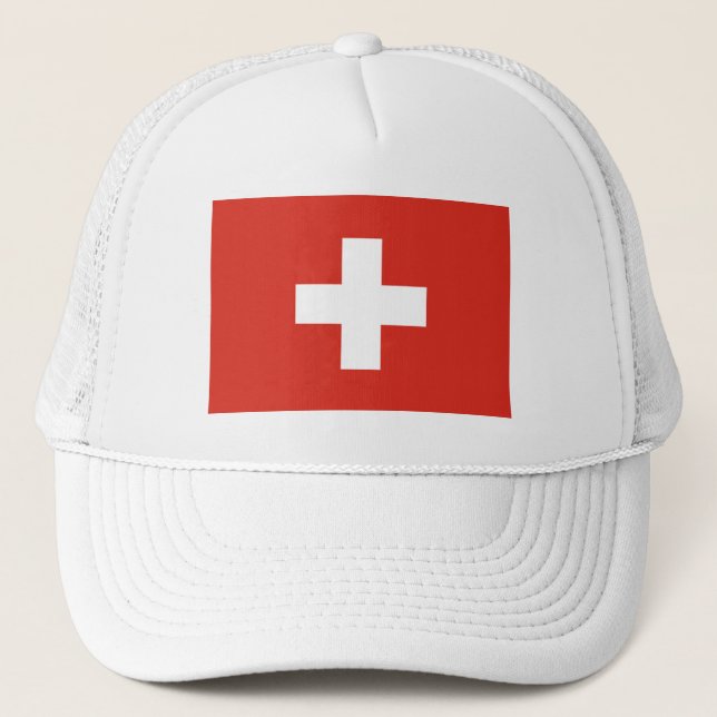 Switzerland Flag Keps (Framsida)