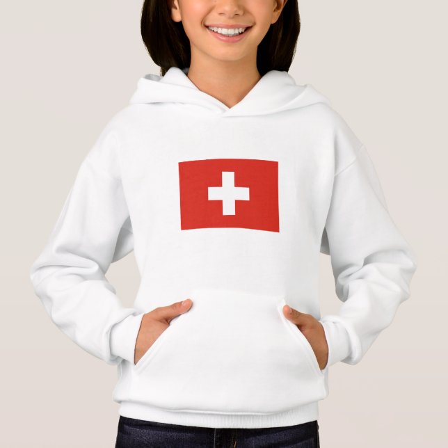 Switzerland Flag T Shirt (Framsida)