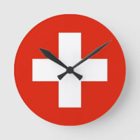 switzerland swiss land flagga klocka