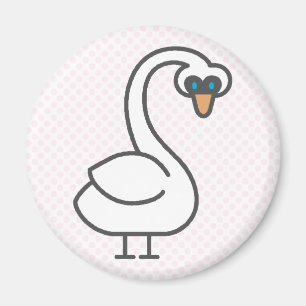 Swivvel svan magnet