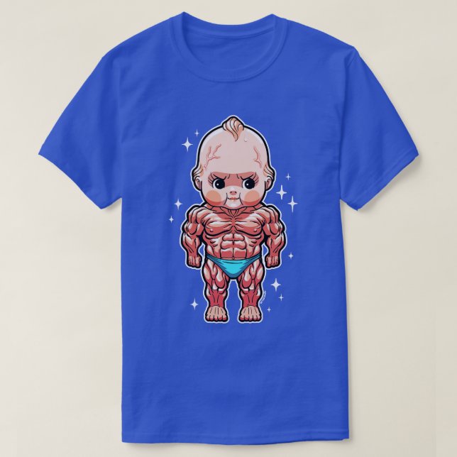 Swole Kewpie BodyBuilder T Shirt (Design framsida)