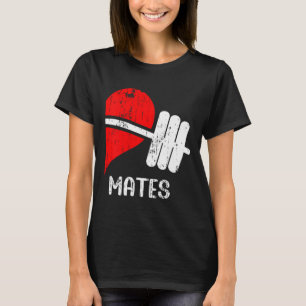 Swole Mates Par Matching Gym Funny Tee Weightl
