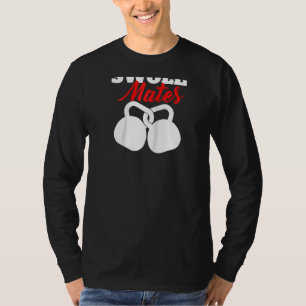 Swole Mates Par Weightlift och Bodybuild din T Shirt