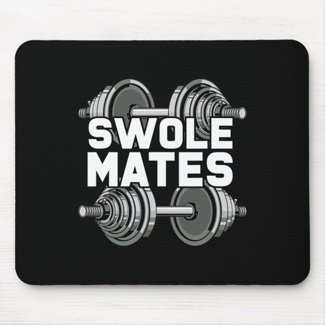 Swole Mates Powerlyftgym Workout Swole Gainz Musmatta (Framsidan)