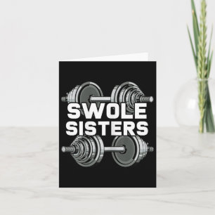 Swole Sisters PowerlyftGym Workout Swole Gainz Kort