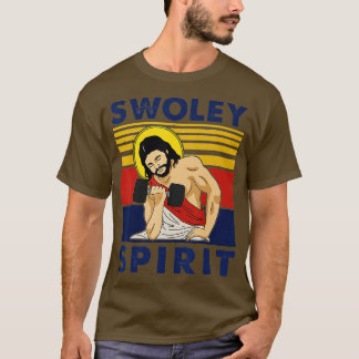 Swoley Spirit WEIGHT LIFTING Jesus Swoley Spirit T Shirt
