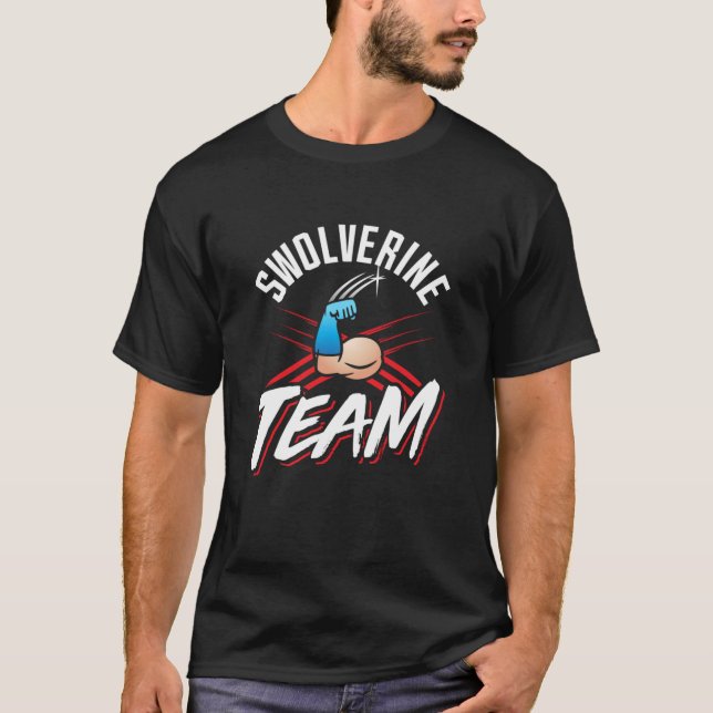 Swolverine Team Classic T-Shirt (Framsida)