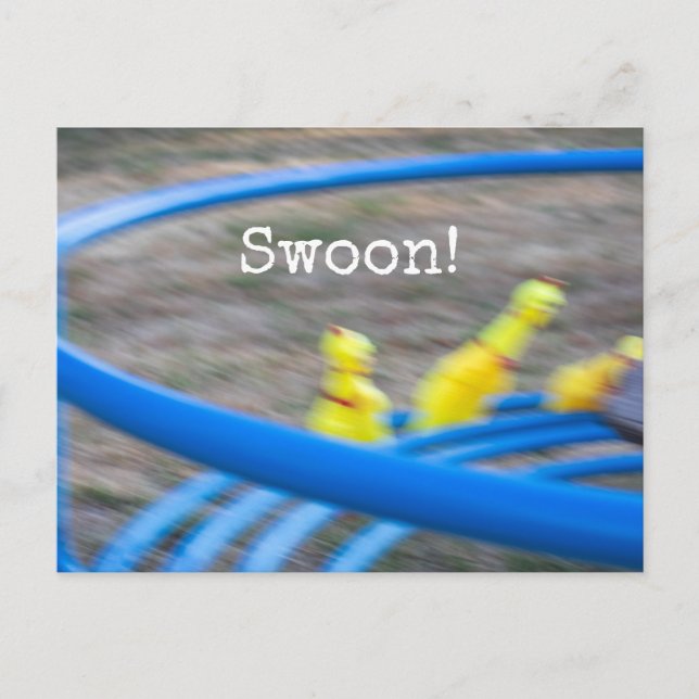 Swoon Gummi Kycklingar Vykort (Framsida)