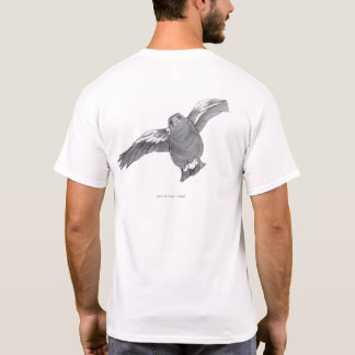 swooping Australian magpie image shirt T