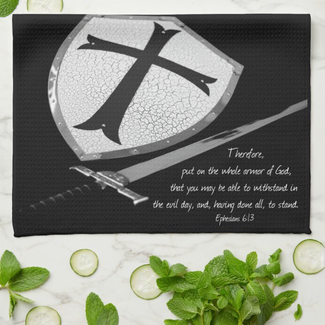 Sword and Shield Scripture Faith Kökshandduk (Vikta)