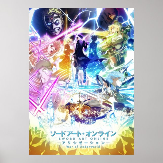 Sword Art Online Alicization Krig of Underworld Poster (Framsidan)