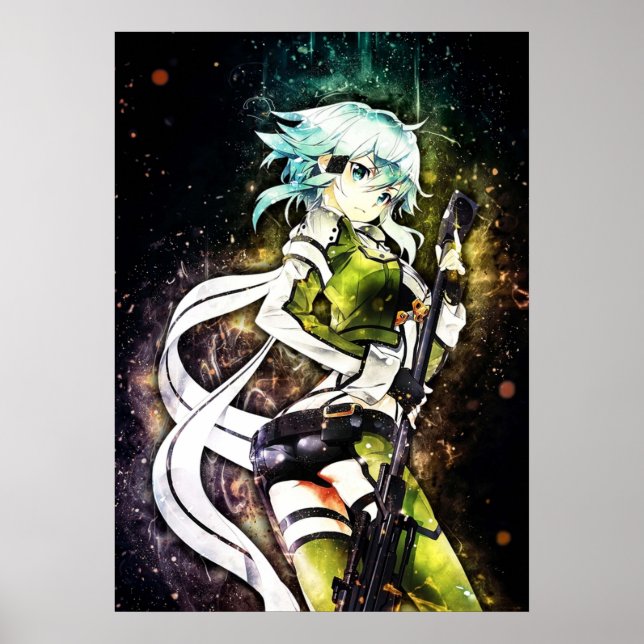 Sword Art Online Sinon Poster (Framsidan)