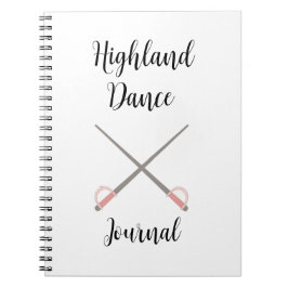 Sword Highland Dance Journal Anteckningsbok