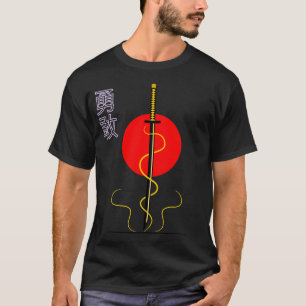 Sword japanese katana t shirt