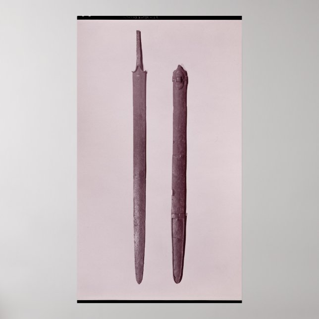 Sword och Scabbard Poster (Framsidan)