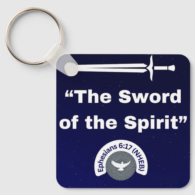 Sword of the Spirit - Metall Keychain Nyckelring (Framsida)