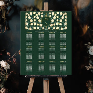 Sword & Shield Medieval Monogram Sot Chart Poster