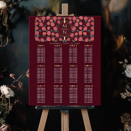 Sword & Shield Medieval Monogram Sot Chart Poster