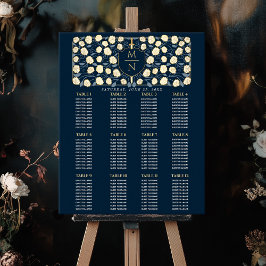 Sword & Shield Medieval Monogram Sot Chart Poster