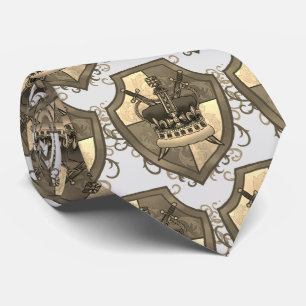 Sword-skölden för Family Crest Krona Slips