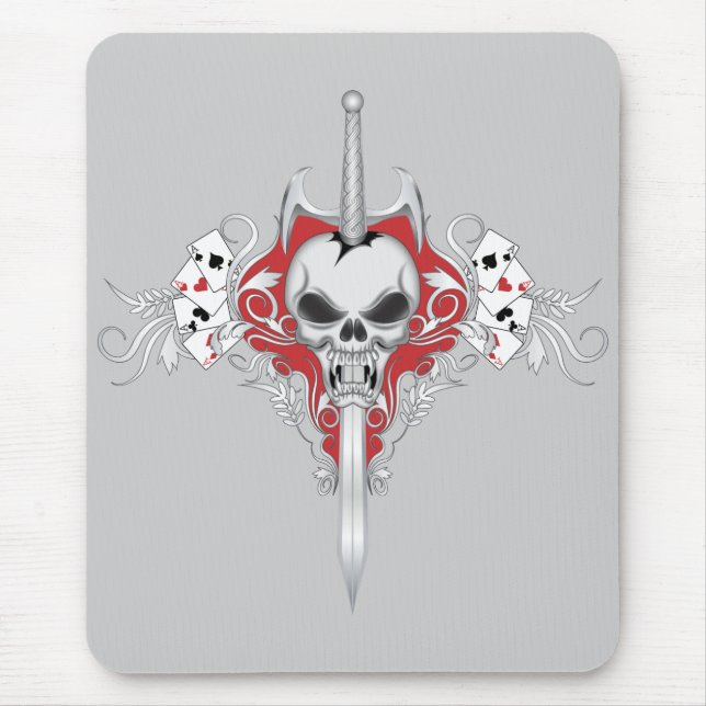 Sword Skull - RED Musmatta (Framsidan)