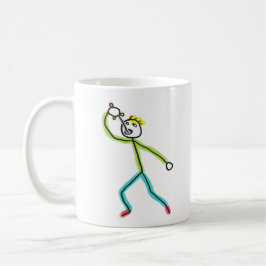 Sword Swallowing Stickman Kaffemugg