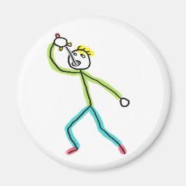 Sword Swallowing Stickman Magnet