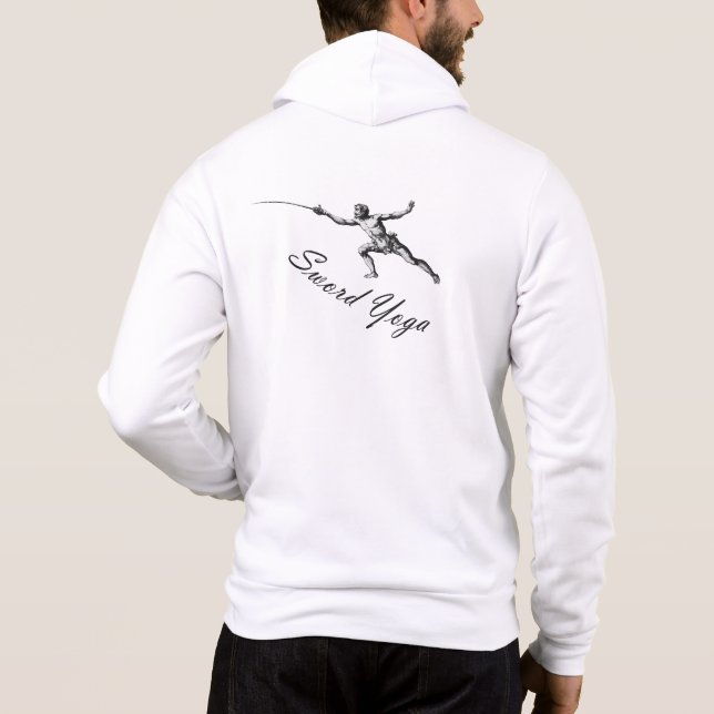 Sword Yoga Hoodie T Shirt (Baksida)
