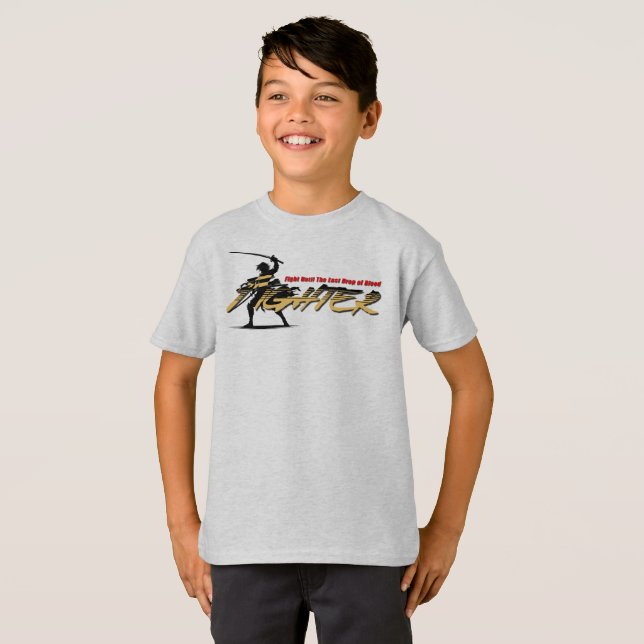 Swordfighter | Kids T Shirt (Hel framsida)