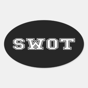 SWOT OVALT KLISTERMÄRKE