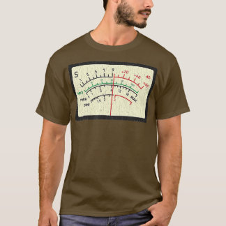 SWR Meter Amateur Ham Radio Distress Design T Shirt